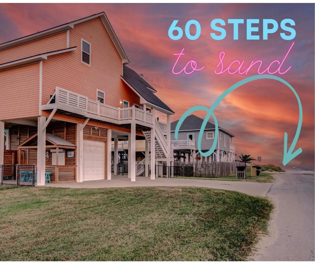 Spring Break Specials! Front Row Views - Tiki Bar - Playground Villa Bolivar Peninsula Kültér fotó